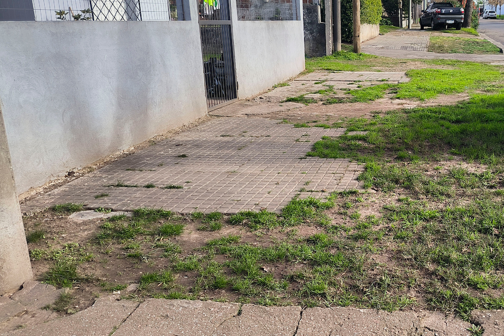 vereda reparacion antes