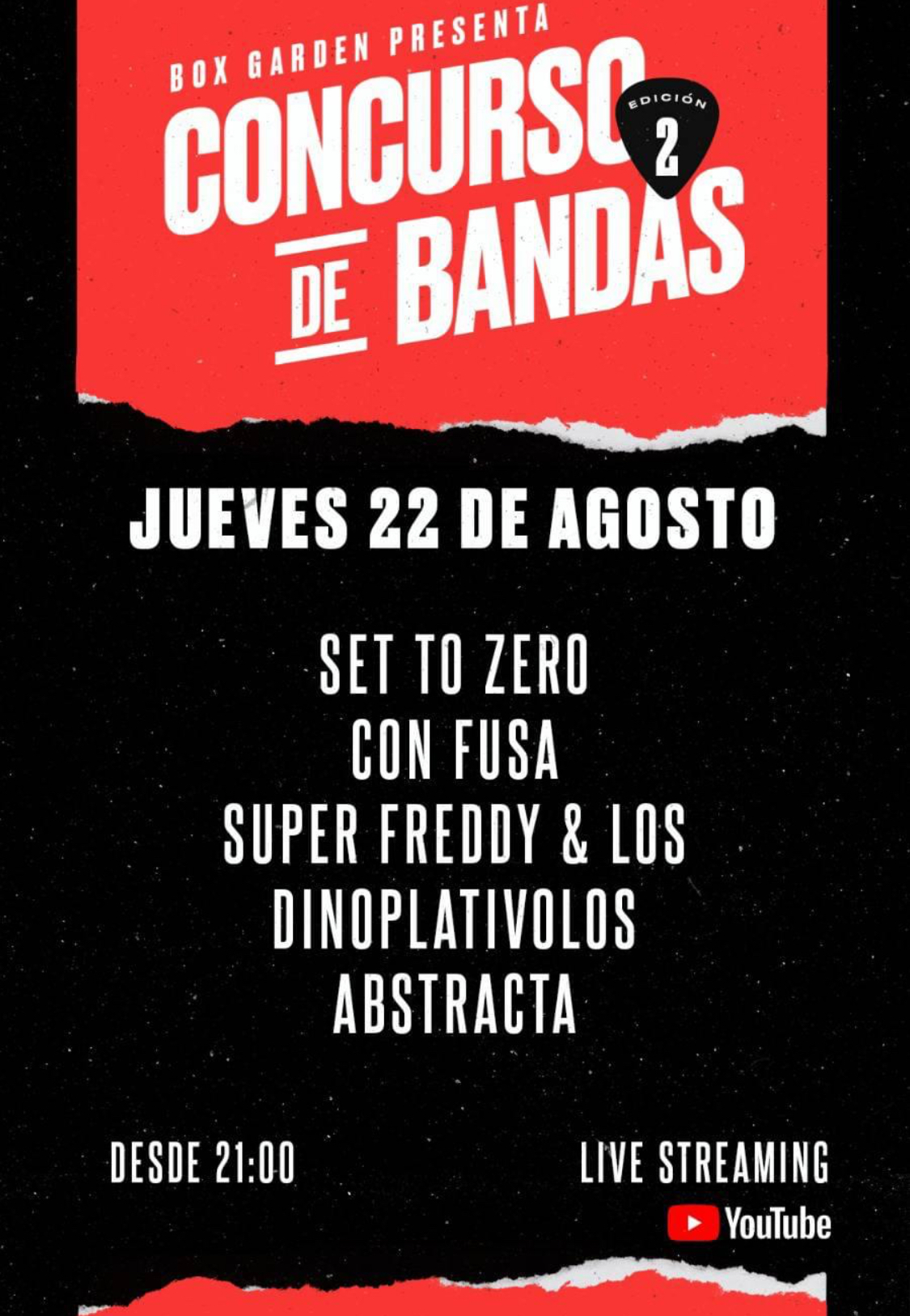 concurso de bandas