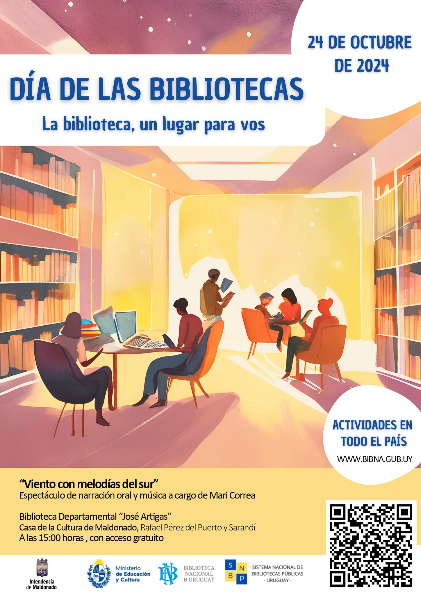 Afiche actividad en Maldonado 