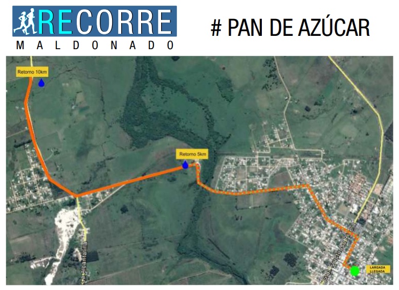 ReCorre Maldonado, mapa