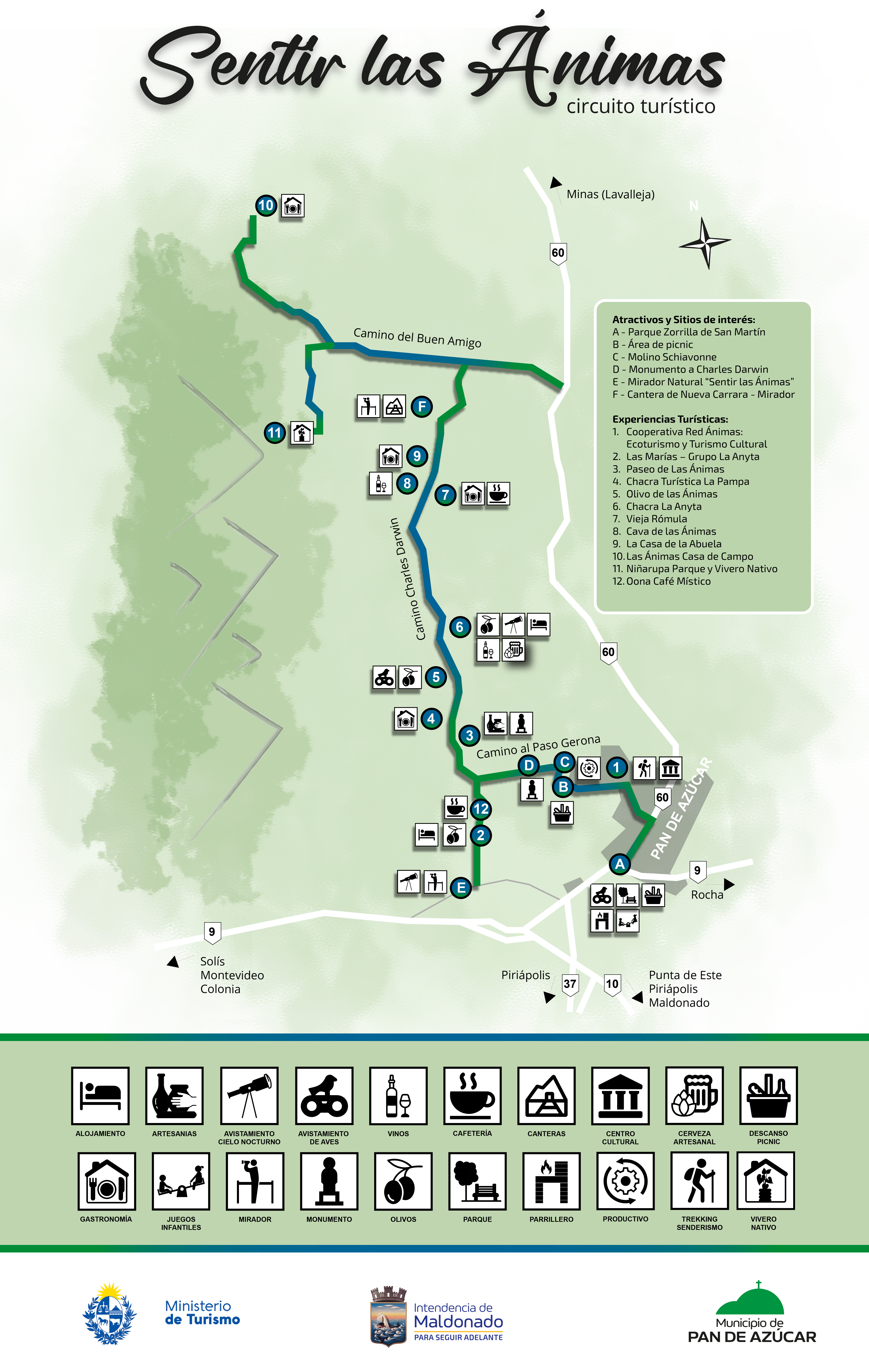 Sentir las Animas circuito turístico 2025-2026