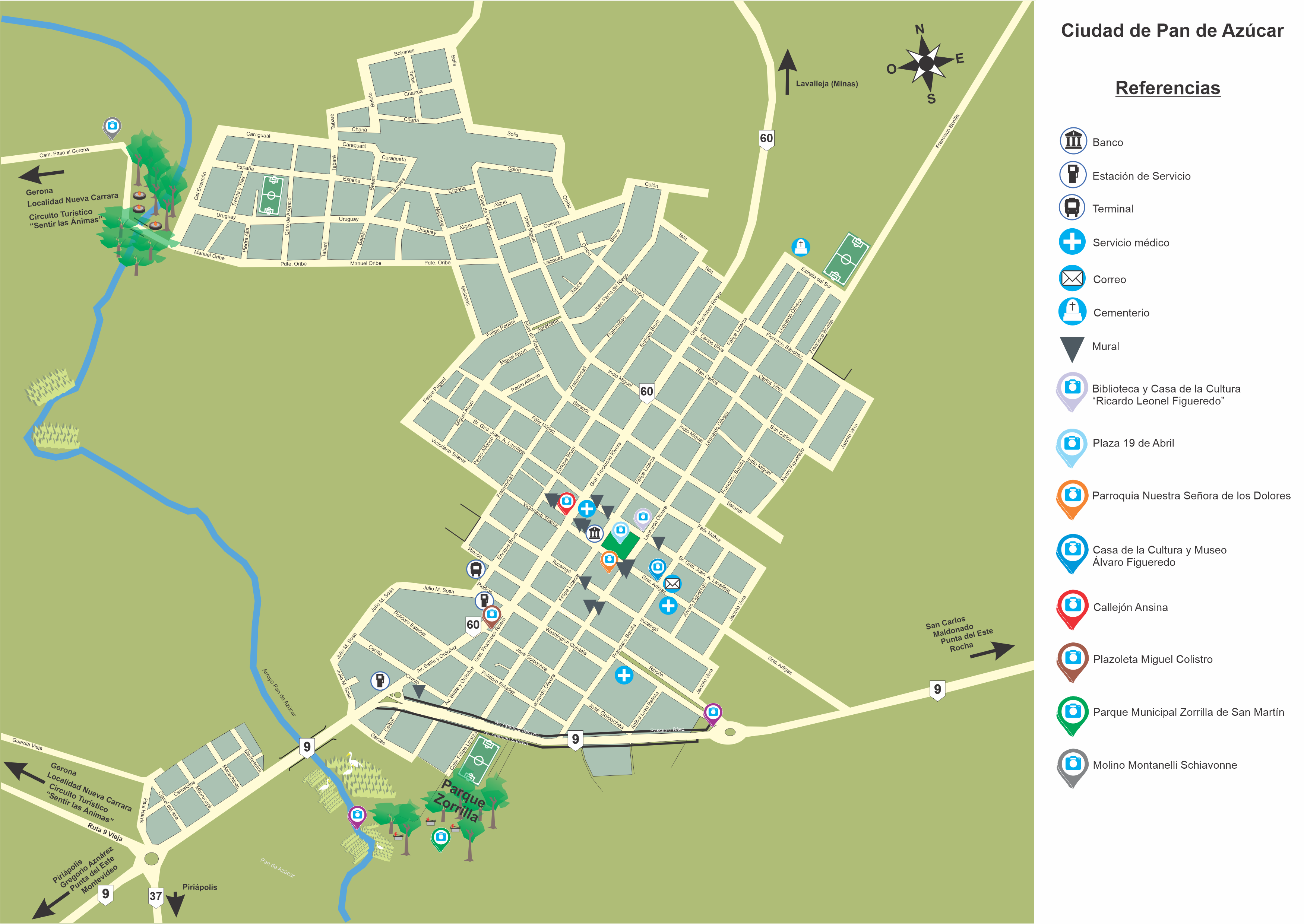Mapa Pan de Azúcar 2025