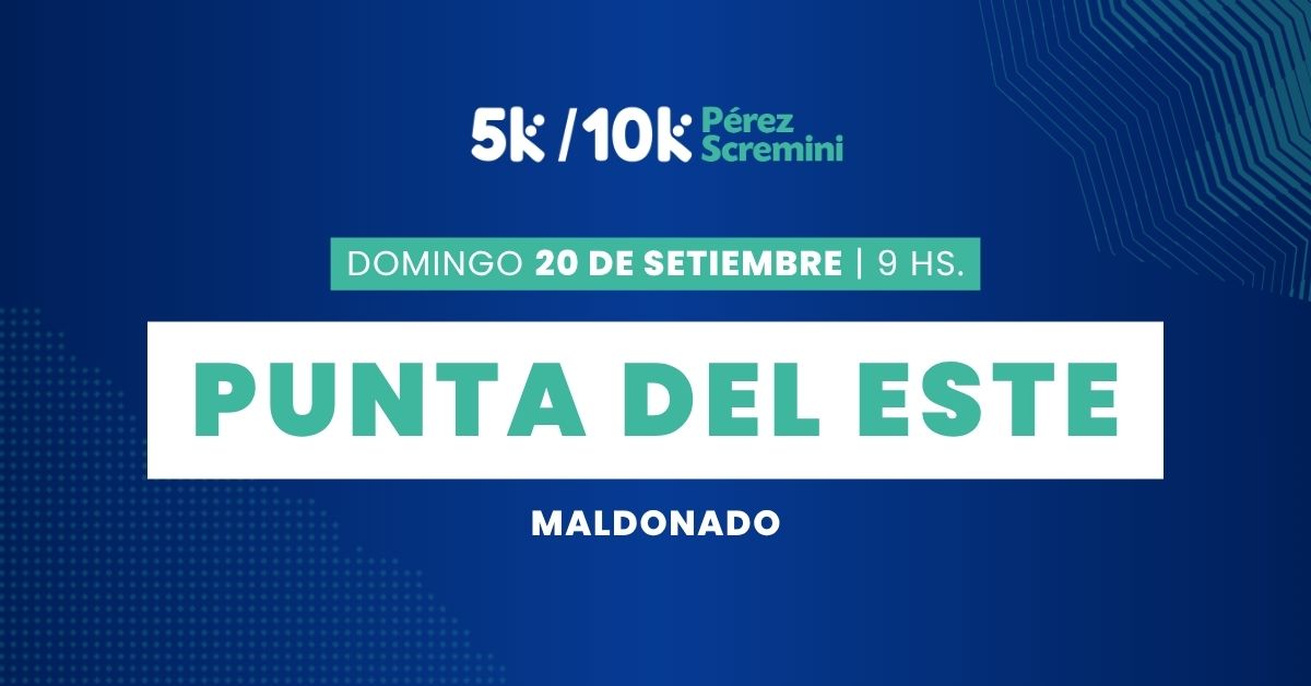 Inscripciones abiertas para participar de la carrera de la Fundación Pérez Scremini en Punta del Este